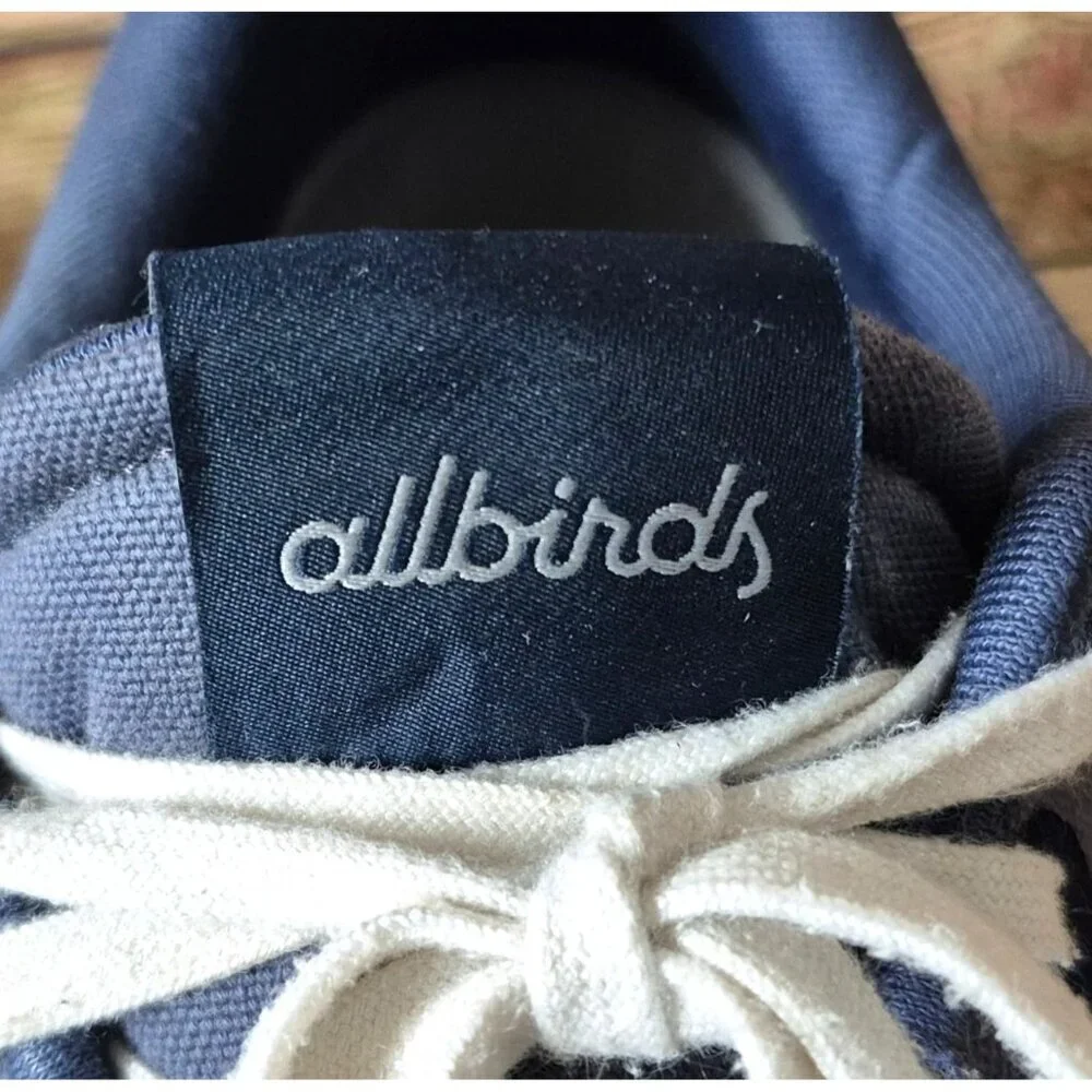 Allbirds Mens Courier Sneaker Tennis Shoes +7.95 KGC02E Navy Fabric Comfort Size